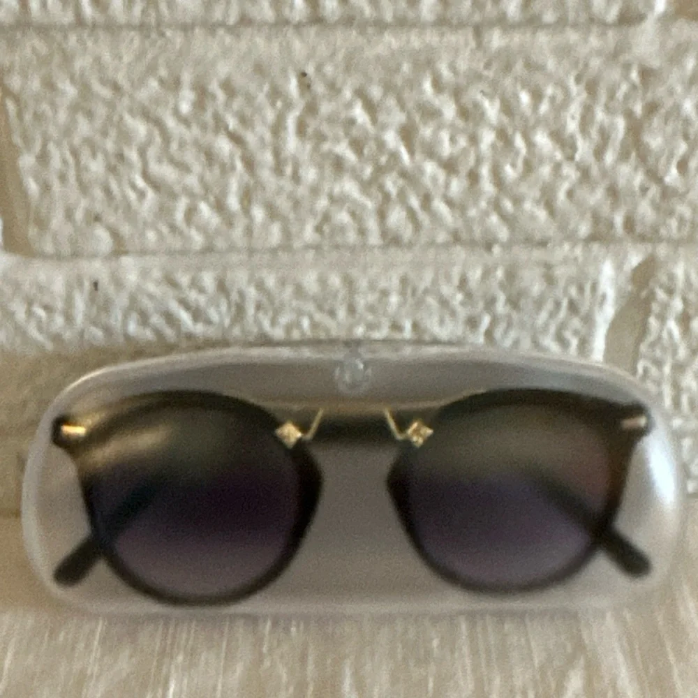 Vintage Dior  Black Sunglasses with Gold Accents - Picture 9 of 9